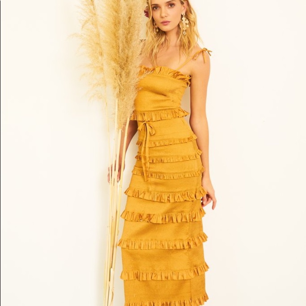 V. Chapman Lily Dress, size 0 in color Chai Tea